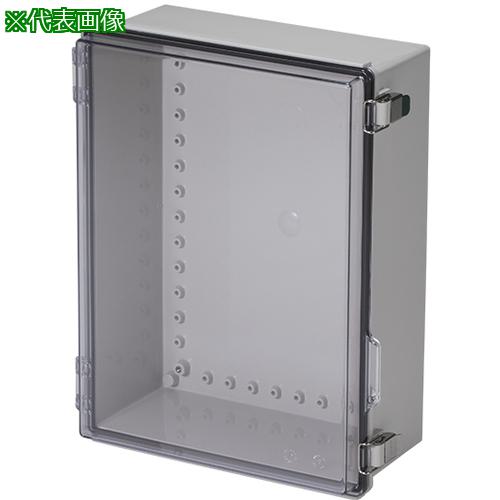 ■タカチ 防水・防塵ボックス 透明/ホワイトグレー 300×400×150〔品番:BCAP304015T〕【8502693:0】[法人・事業所限定][外直送元][店頭受取不可]