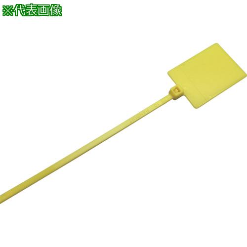 ■PANDUIT 旗型タイプナイロン結束バンド 黄 (1000本入)〔品番:PLF1MAM4Y〕【8503812:0】[店頭受取不可]｜ホームセンターバロー　店