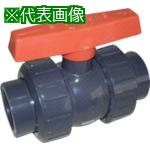 ■エスロン ボールバルブ TS式 本体PVC OリングEPDM 40〔品番:BV40SX〕【8505818:0】[店頭受取不可]