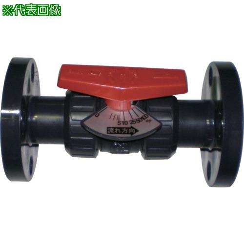 ■エスロン YPボール弁 PVC/EPDM JIS10Kフランジ 32A〔品番:YB3FB〕【8506903:0】[送料別途見積り][法人・事業所限定][外直送][店頭受取不可]