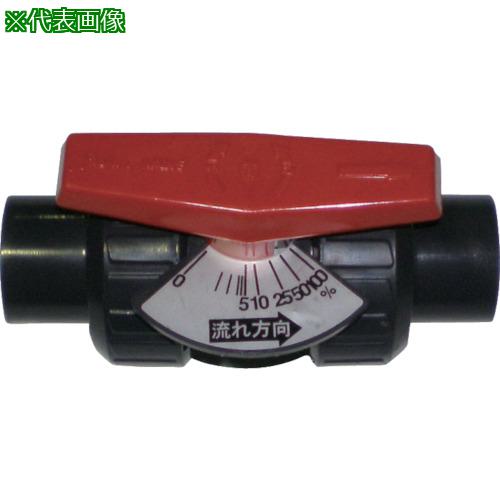 ■エスロン YPボール弁 PVC/EPDM TS式 25A〔品番:YBQSB〕【8506914:0】[送料別途見積り][法人・事業所限定][外直送][店頭受取不可]