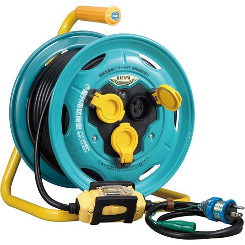 ■ハタヤ 屋外用 業務用戦力リール 単相100V ケーブル側ブレーカー付 30m〔品番:BNN30K〕【8513818:0】[送料別途見積り][法人・事業所限定][店頭受取不可]｜ホームセンターバロー　店