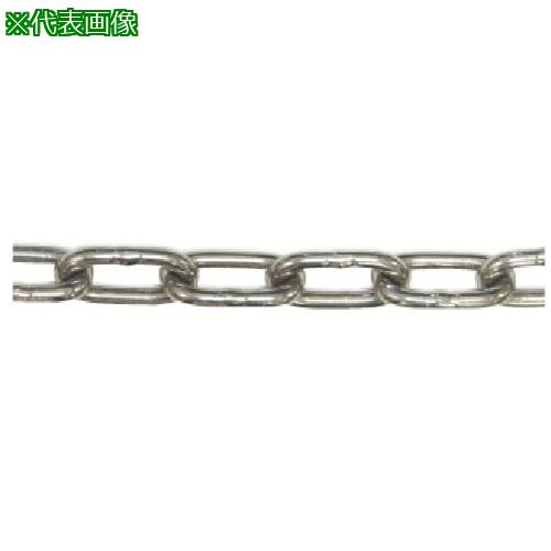 ■TAIYO SUS リンクチェーン 3mm (定尺30m)(3006769)〔品番:SUSLC3〕【8516314:0】[送料別途見積り][掲外取寄][店頭受取不可]