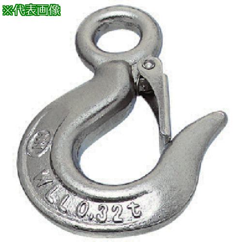 ■水本 ステンレス 重量フック鍛造製(ハズレ止め付) 3トン用〔品番:JF3TA〕【8516341:0】[送料別途見積り][店頭受取不可]｜ホームセンターバロー　店