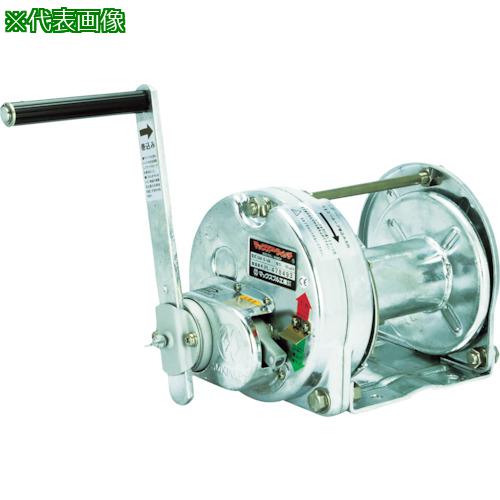 ■MAXPULL 手動ウインチ(溶融亜鉛メッキ付きストッパー内蔵式)〔品番:GM1GSSI〕【8519731:0】[送料別途見積り][法人・事業所限定][外直送][店頭受取不可]