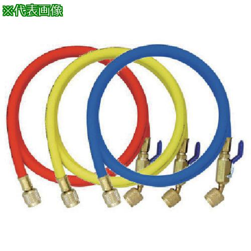 ■Asada R410A用チャージングホースプラス2 BV付 152cm 3P〔品番:Y29995〕【8521179:0】[送料別途見積り][掲外取寄][店頭受取不可]