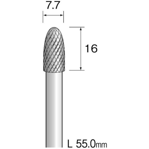 ■Minimo 超硬カッター クロスカット Φ7.7〔品番:BC4353〕【8527424:0】[送料別途見積り][掲外取寄][店頭受取不可]