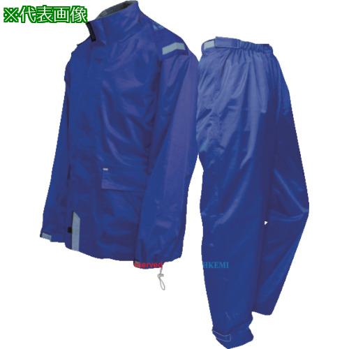 ■トオケミ レインスーツ 新・AMAYADORI ブルー4L〔品番:4610BL4L〕【8551621:0】[送料別途見積り][店頭受取不可]
