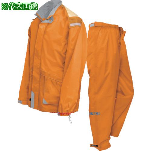 ■トオケミ レインスーツ AMAYADORI-Air オレンジ4L〔品番:4611AIROR4L〕【8551647:0】[送料別途見積り][掲外取寄][店頭受取不可] 9,346円