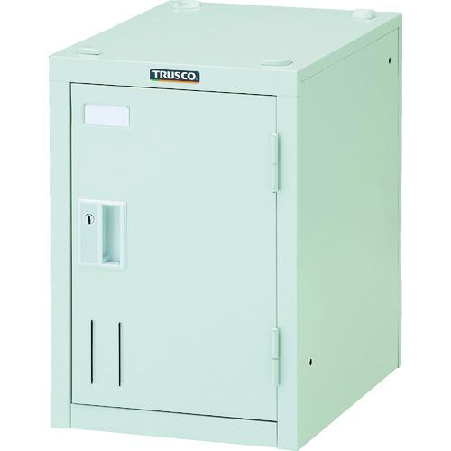 ■TRUSCO ミニロッカー 1人用 ホワイト シリンダ錠式〔品番:SHW1A〕【8557805:0】[法人・事業所限定][直送元][店頭受取不可]