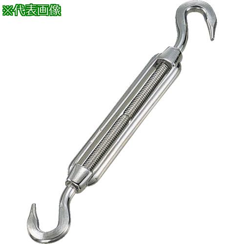 ■TRUSCO ステンレス製 枠式ターンバックル フック&フックタイプ ねじ径M20 (1個入)〔品番:TTB19H〕【8563335:0】[店頭受取不可]