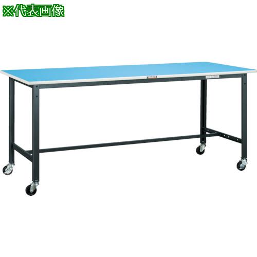 ■TRUSCO 軽荷重作業台(125kg)BE型 1800X600XH809 φ75キャスター付 ホワイト色〔品番:BE1860C75W〕【8563735:0】[法人・事業所限定][直送元][店頭受取不可]