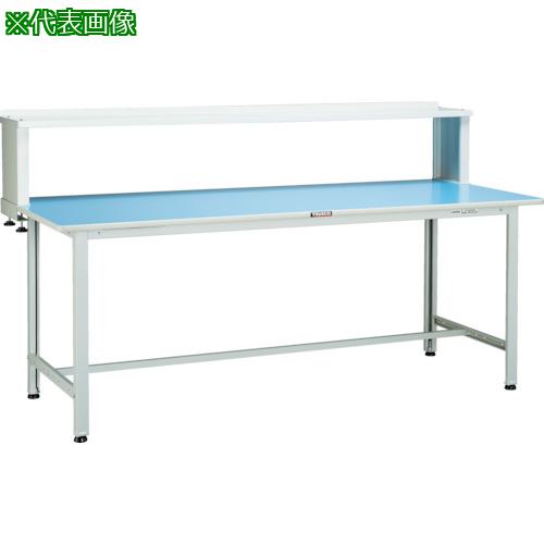 ■TRUSCO 軽荷重作業台(180kg)BO型 1200X750XH1044(全高) 上棚付 ホワイト色〔品番:BOR1275YURB〕【8563775:0】[法人・事業所限定][直送元][店頭受取不可]