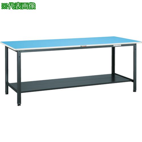 ■TRUSCO 軽荷重作業台(250kg)BE型 1200X600XH740 下棚2枚付 ホワイト色〔品番:BE1260LT2W〕【8563812:0】[法人・事業所限定][直送元][店頭受取不可]