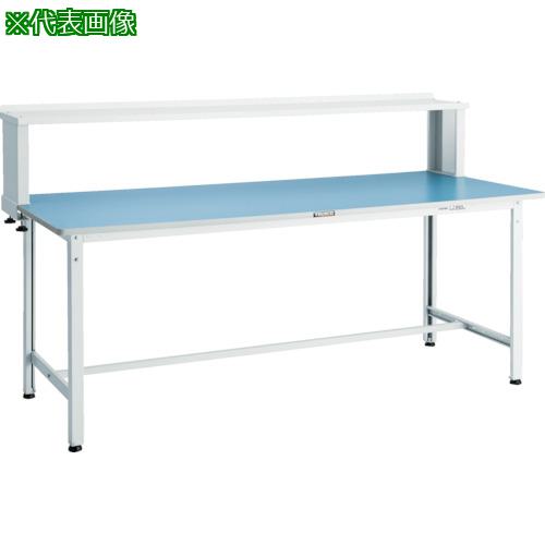 ■TRUSCO 軽荷重作業台(250kg)BE型 1200X600XH1044(全高) 上棚付 ホワイト色〔品番:BER1260YURBW〕【8563905:0】[法人・事業所限定][直送元][店頭受取不可]｜ホームセンターバロー　店