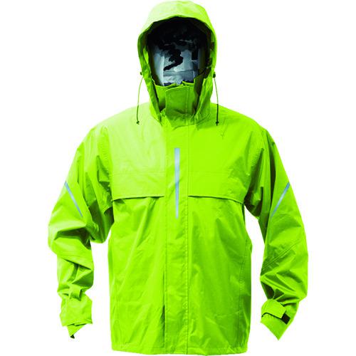 ■TRUSCO ベンチレーション(通気口)付レインスーツ ライム S〔品番:TRW36084S〕【8564329:0】