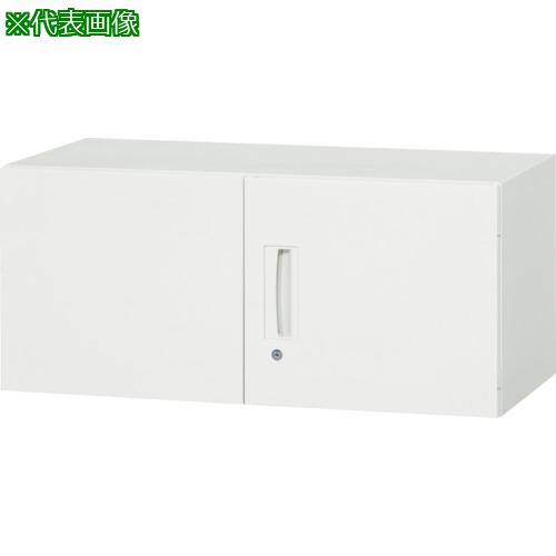 ■DAISHIN 壁面収納庫 両開き型 上置き専用W800 ホワイト〔品番:V84004H〕【8569591:0】[法人・事業所限定][直送元][店頭受取不可]｜ホームセンターバロー　店