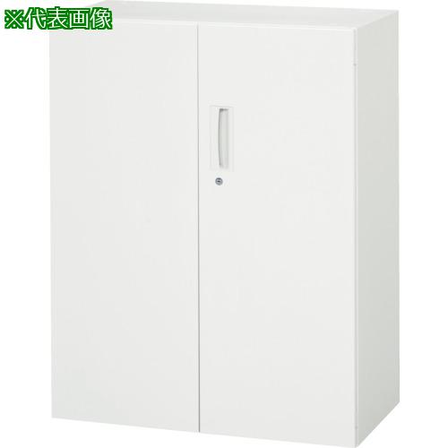 ■DAISHIN 壁面収納庫 両開き型 下置き専用W800 ホワイト〔品番:V84011H〕【8569610:0】[法人・事業所限定][直送元][店頭受取不可]