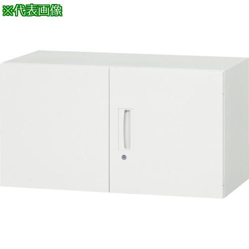 ■DAISHIN 壁面収納庫 両開き型 上置き専用W800 ホワイト〔品番:V84505H〕【8569630:0】[法人・事業所限定][直送元][店頭受取不可]