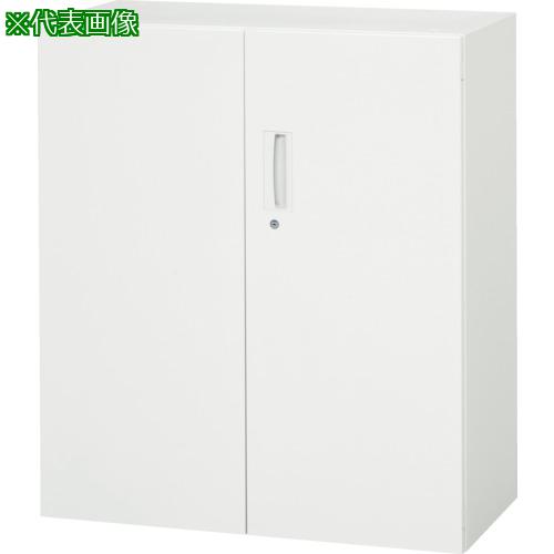 ■DAISHIN 壁面収納庫 両開き型 下置き専用D400 ホワイト〔品番:V94011H〕【8569729:0】[法人・事業所限定][直送元][店頭受取不可]｜ホームセンターバロー　店