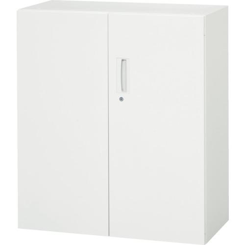 ■DAISHIN 壁面収納庫 両開き型 下置き専用D450 ホワイト〔品番:V94511H〕【8569810:0】[法人・事業所限定][直送元][店頭受取不可]