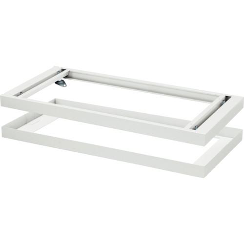■DAISHIN 壁面収納庫 ダブルベース D450 ホワイト〔品番:V945B1W〕【8569865:0】[送料別途見積り][法人・事業所限定][外直送][店頭受取不可]