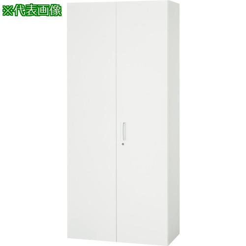 ■DAISHIN 壁面収納庫 両開き型 下置き専用D500 ホワイト〔品番:V95021H〕【8569882:0】[法人・事業所限定][直送元][店頭受取不可]