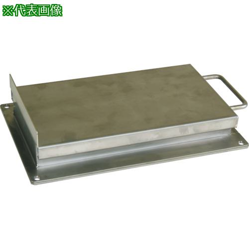 ■KANETEC 鉄粉除去用カバー付プレートマグネット〔品番:KPMFC1550〕【8575368:0】[法人・事業所限定][外直送元][店頭受取不可]