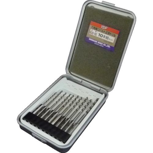 ■ISF 六角軸コバルト正宗ドリル 10本組セット(スチールケース入)〔品番:6COD10S〕【8587322:0】[店頭受取不可]｜ホームセンターバロー　店
