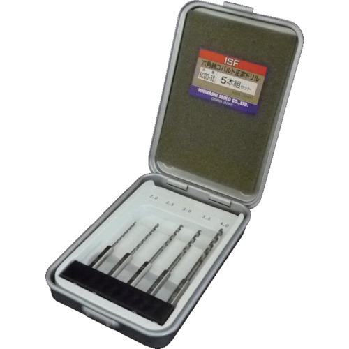 ■ISF 六角軸コバルト正宗ドリル 5本組セット(スチールケース入)〔品番:6COD5S〕【8587323:0】[送料別途見積り][掲外取寄][店頭受取不可]