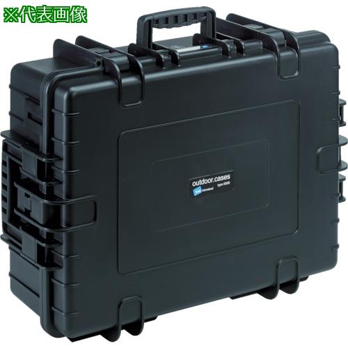 ■B&W プロテクタケース 6000 黒 ウレタンフォーム付き〔品番:6000BSI〕【8596139:0】[店頭受取不可]｜ホームセンターバロー　店