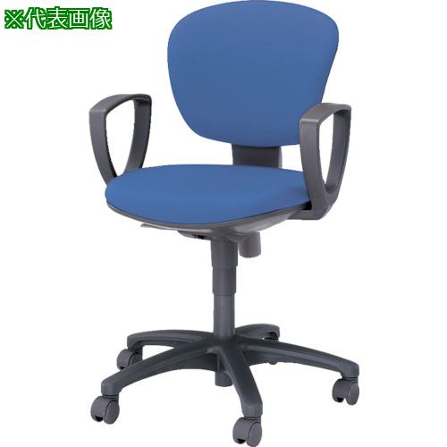 ■KOKUYO 事務用回転イス 「レグノ2」 サークル肘付き 布 ブラック〔品番:CRG219F4HSNB6W〕【8596201:0】[送料別途見積り][法人・事業所限定][直送][店頭受取不可]｜ホームセンターバロー　店