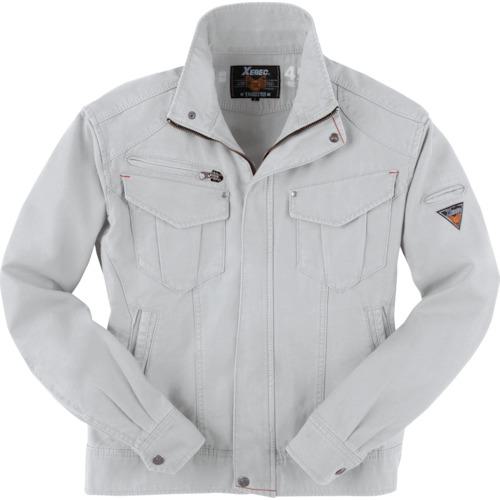 ■XEBEC 長袖ブルゾン2140-22-5L シルバーグレー〔品番:2140225L〕【8604370:0】[送料別途見積り][掲外取寄][店頭受取不可]