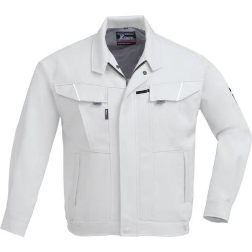 ■XEBEC 長袖ブルゾン7550-22-5L シルバーグレー〔品番:7550225L〕【8607890:0】[送料別途見積り][掲外取寄][店頭受取不可]