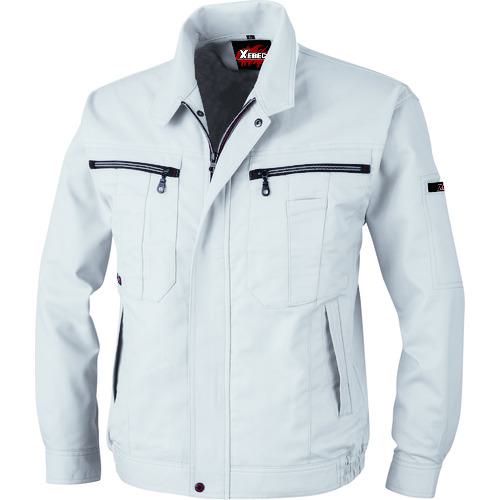 ■XEBEC 長袖ブルゾン8880-22-LL シルバーグレー〔品番:888022LL〕【8609248:0】[送料別途見積り][掲外取寄][店頭受取不可]