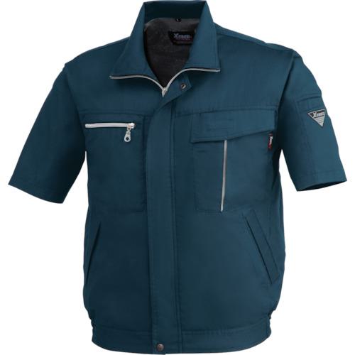 ■XEBEC 半袖ブルゾン1251-603-5L アラスカグリーン〔品番:12516035L〕【8610427:0】[送料別途見積り][掲外取寄][店頭受取不可]