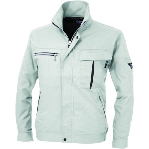 ■XEBEC 長袖ブルゾン1254-22-4L シルバーグレー〔品番:1254224L〕【8610481:0】[送料別途見積り][掲外取寄][店頭受取不可]