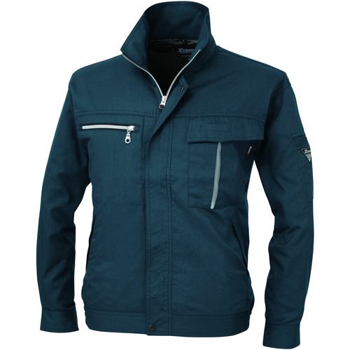 ■XEBEC 長袖ブルゾン1254-603-5L アラスカグリーン〔品番:12546035L〕【8610485:0】[送料別途見積り][掲外取寄][店頭受取不可]