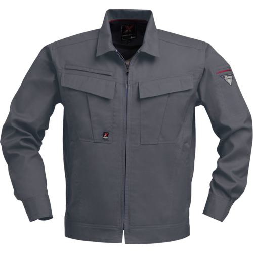 ■XEBEC 長袖ブルゾン1654-25-LL チャコールグレー〔品番:165425LL〕【8613115:0】[送料別途見積り][掲外取寄][店頭受取不可]