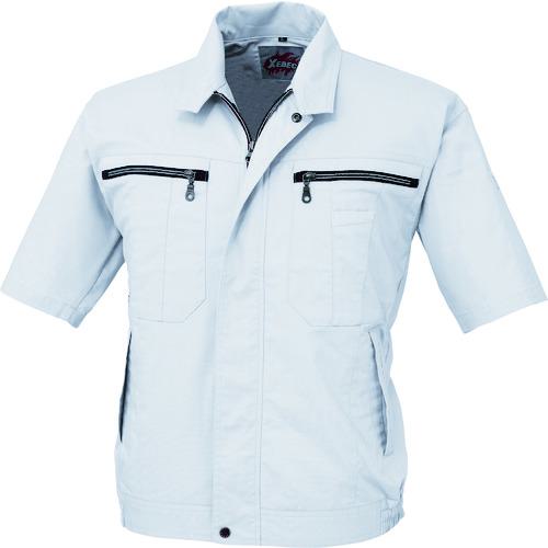 ■XEBEC 半袖ブルゾン8891-22-4L シルバーグレー〔品番:8891224L〕【8617116:0】[送料別途見積り][掲外取寄][店頭受取不可]
