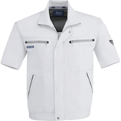 ■XEBEC 半袖ブルゾン9651-206-M クールグレー〔品番:9651206M〕【8618218:0】[送料別途見積り][掲外取寄][店頭受取不可]
