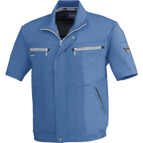 ■XEBEC 半袖ブルゾン9651-406-M クールブルー〔品番:9651406M〕【8618225:0】[送料別途見積り][掲外取寄][店頭受取不可]