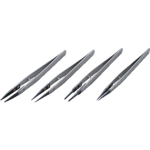 ■AS セラミックピンセットKC-SDT-LW〔品番:1680801〕【8620516:0】[送料別途見積り][掲外取寄][店頭受取不可]