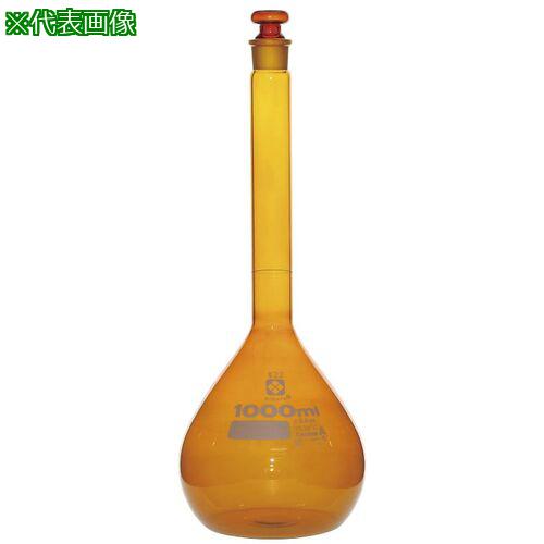 ■AS メスフラスコ茶026100-1000A〔品番:1865910〕【8621325:0】[送料別途見積り][掲外取寄][店頭受取不可]｜ホームセンターバロー　店
