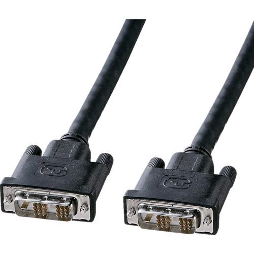 ■SANWA DVIケーブル シングルリンクブラック ケーブル長15m〔品番:KCDVI150G〕【8641486:0】[店頭受取不可]
