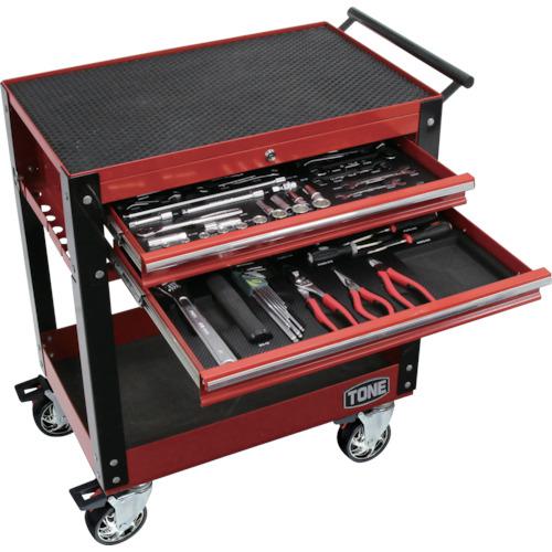 ■TONE 整備用工具セット ツールセット ワークキャビンセット 63点セット 差込角9.5mm〔品番:TCA380〕【8642882:0】[送料別途見積り][掲外取寄][店頭受取不可]｜ホームセンターバロー　店