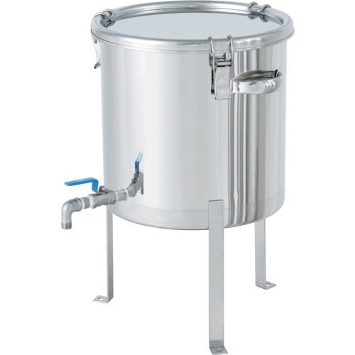 ■MONOVATE ボールバルブ付密閉容器平鋼脚付 4L〔品番:CTHVFL18〕【8666505:0】[法人・事業所限定][外直送元][店頭受取不可]