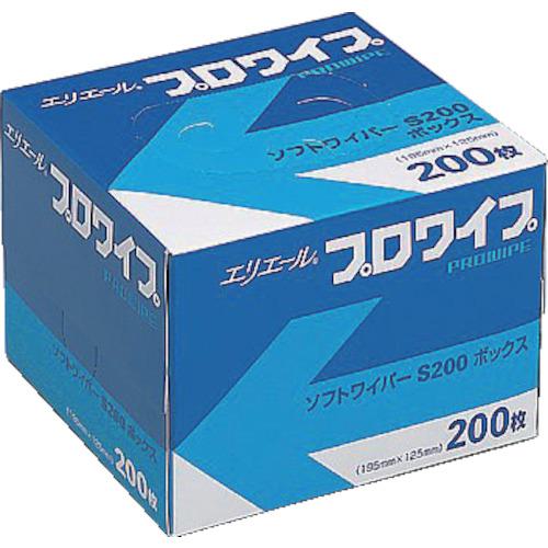 ■AS プロワイプ・ソフトワイパー S200(2000枚&times;72箱=14400枚入)〔品番:2161801〕【8667424:0】[送料別途見積り][掲外取寄][店頭受取不可]｜ホームセンターバロー　店