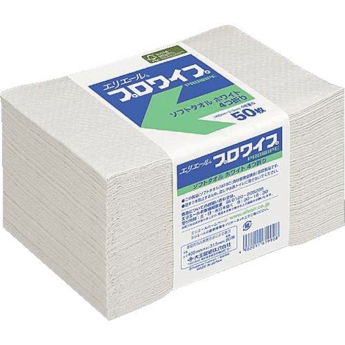 ■AS プロワイプ・ソフトタオル・ホワイト帯止め (50枚×24袋\u003d1200枚入)〔品番:2162101〕【8667431:0】[送料別途見積り][掲外取寄][店頭受取不可]