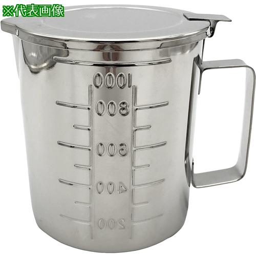 ■AS 口付ビーカー 49-65 1000ml〔品番:2813003〕【8668114:0】[送料別途見積り][掲外取寄][店頭受取不可]